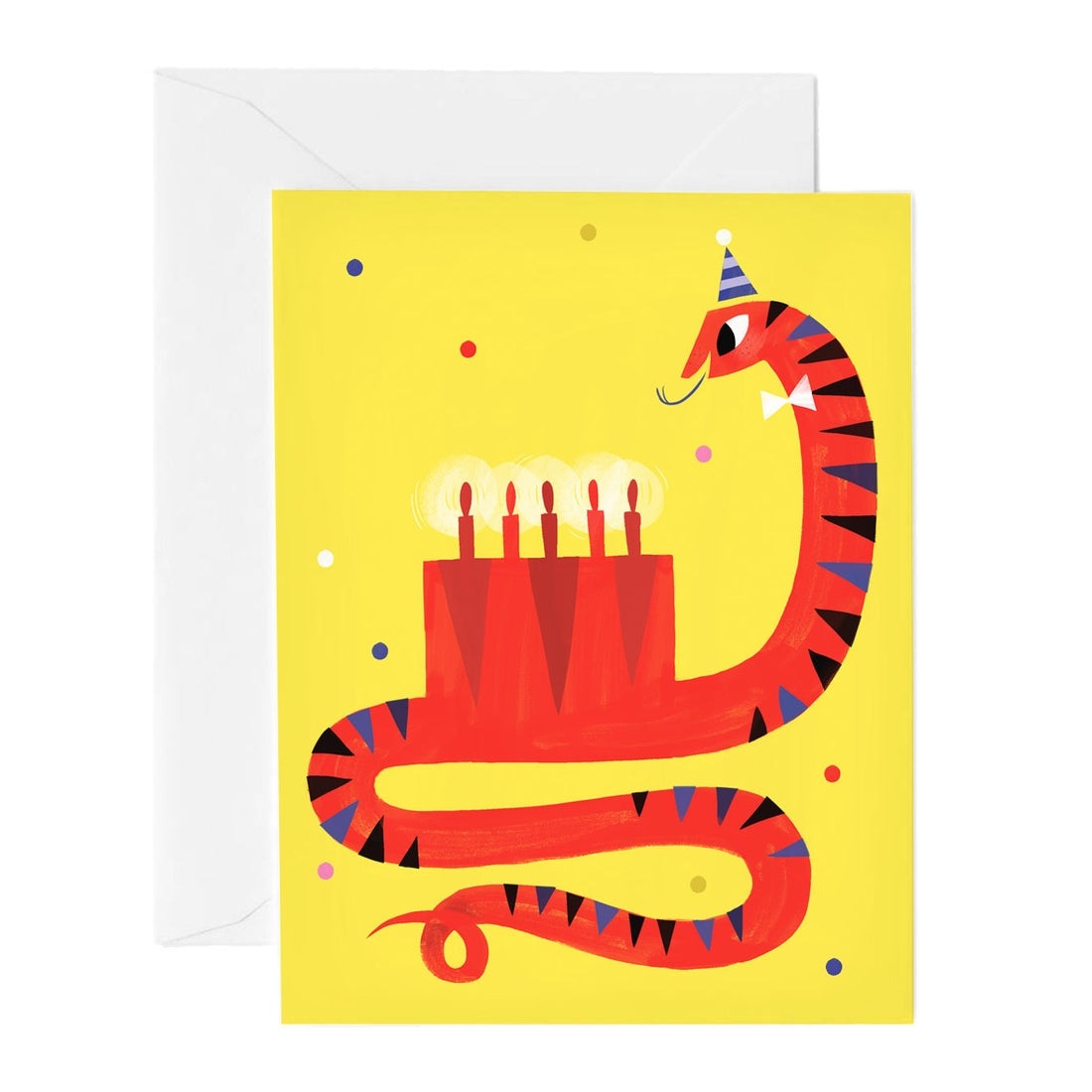 SNAKE EATS CAKE CARD – Small Fry Kauai