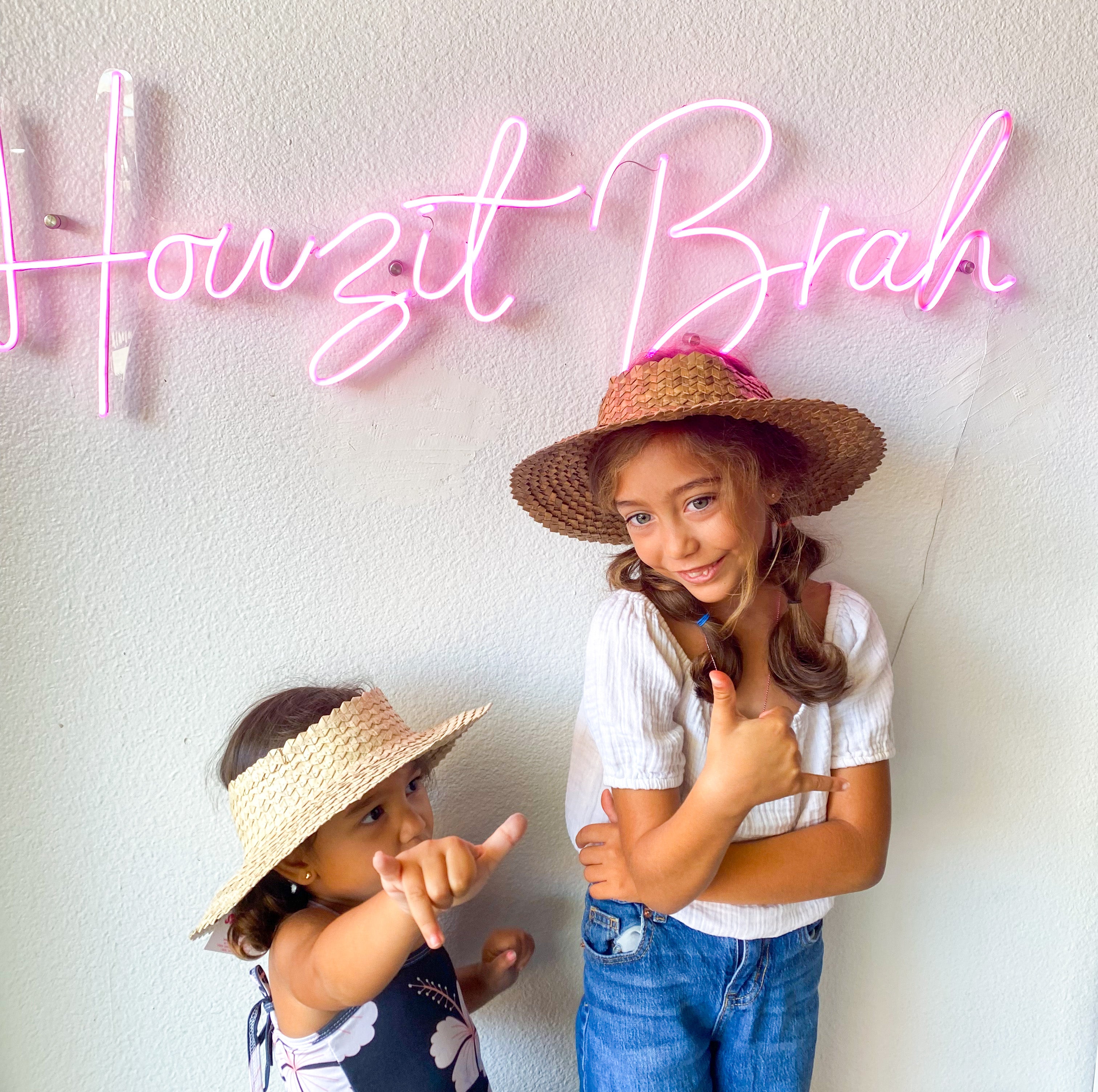 STRAW CROWNLESS PAPALE HAT – Small Fry Kauai - Main Image