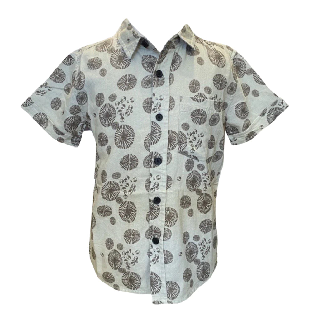 Kauai Floral Hawaiian Button Down Shirt