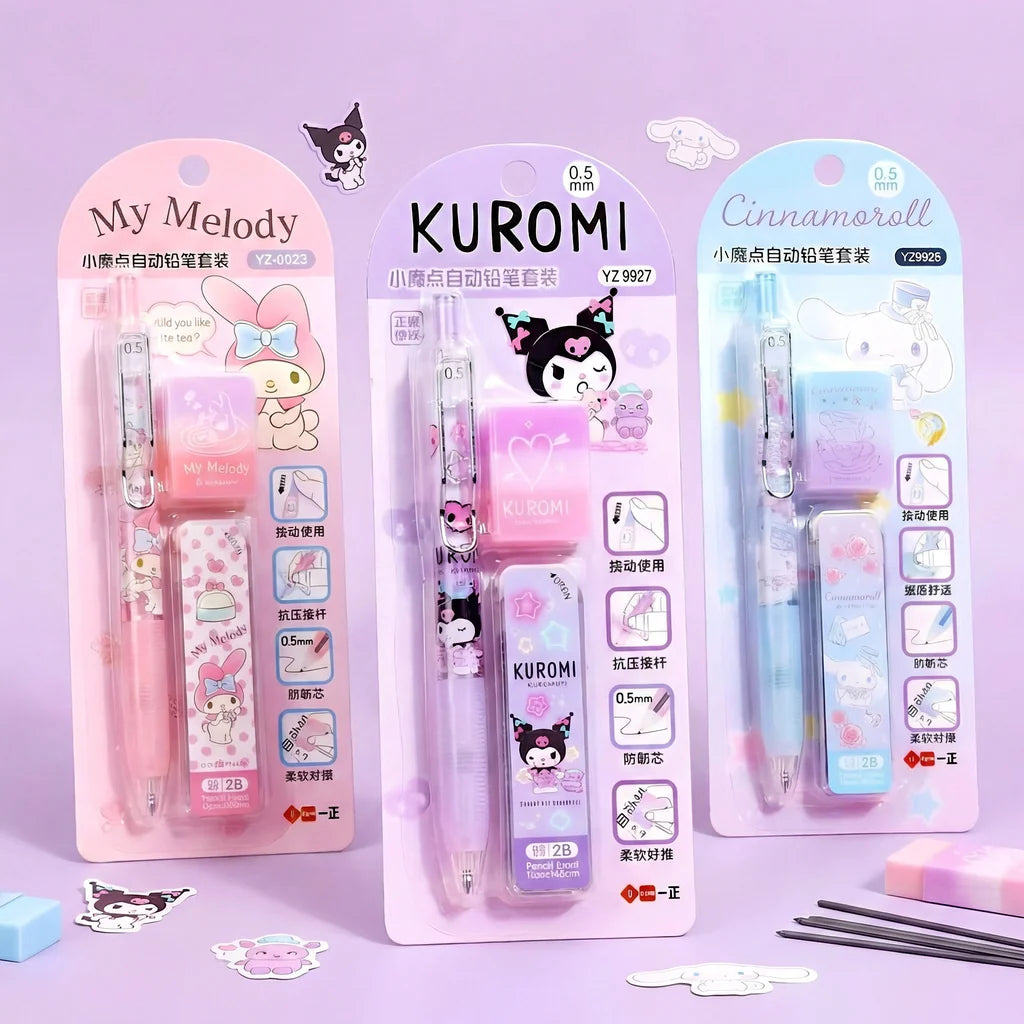 Sanrio Characters Mechanical Pencil Set / – Small Fry Kauai