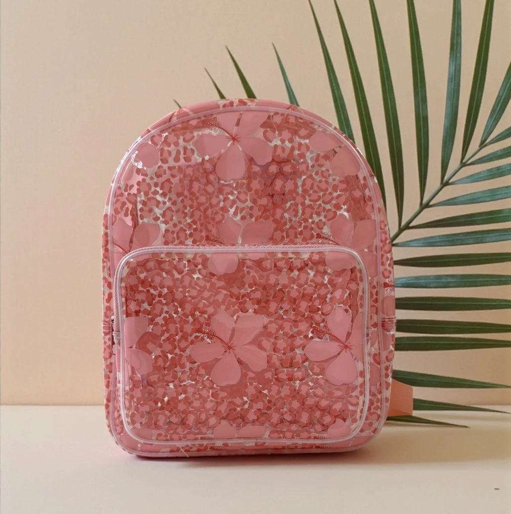 clear glitter mini backpack CLEAR TODDLER BACKPACK / – Small Fry Kauai