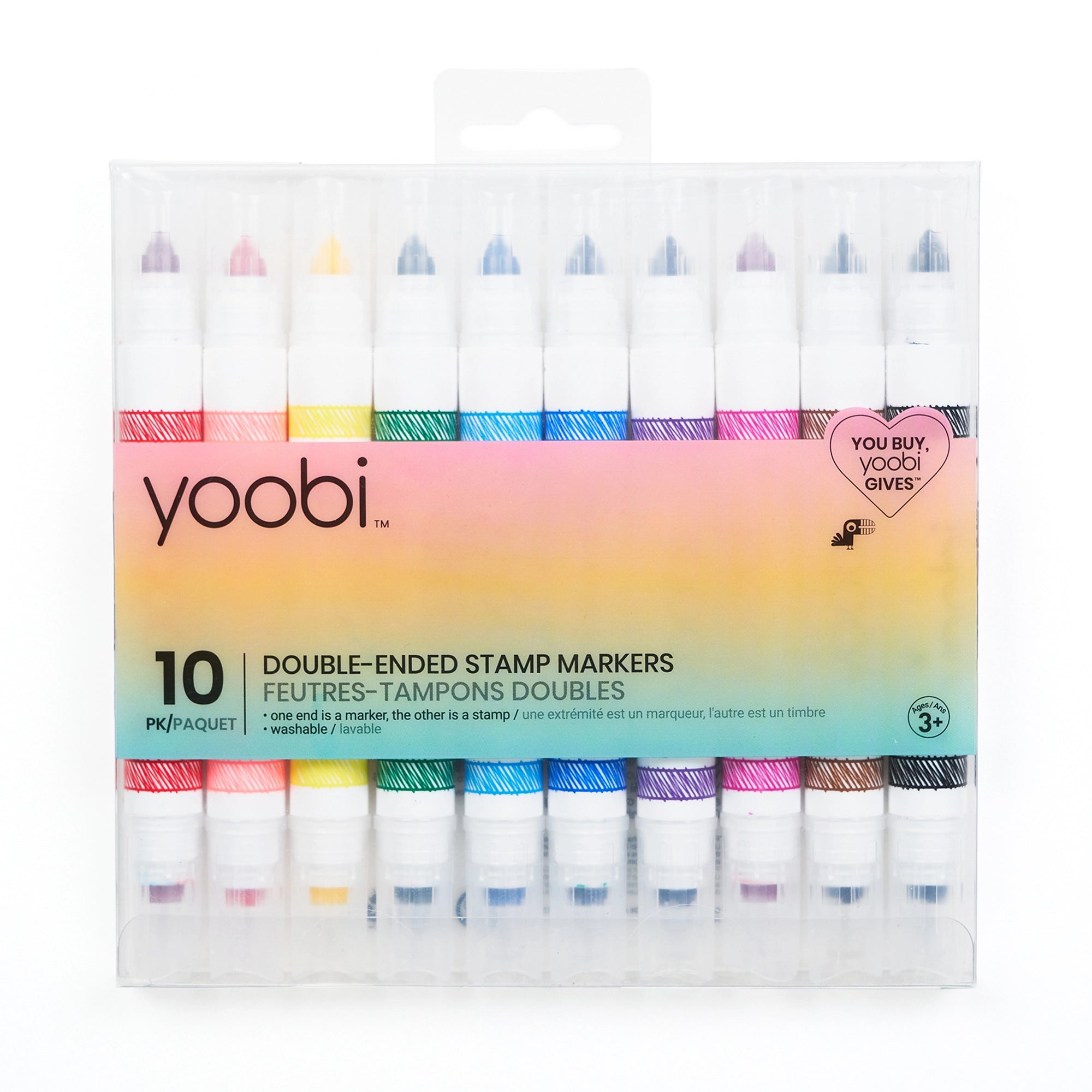 DOUBLE-ENDED STAMP MARKERS