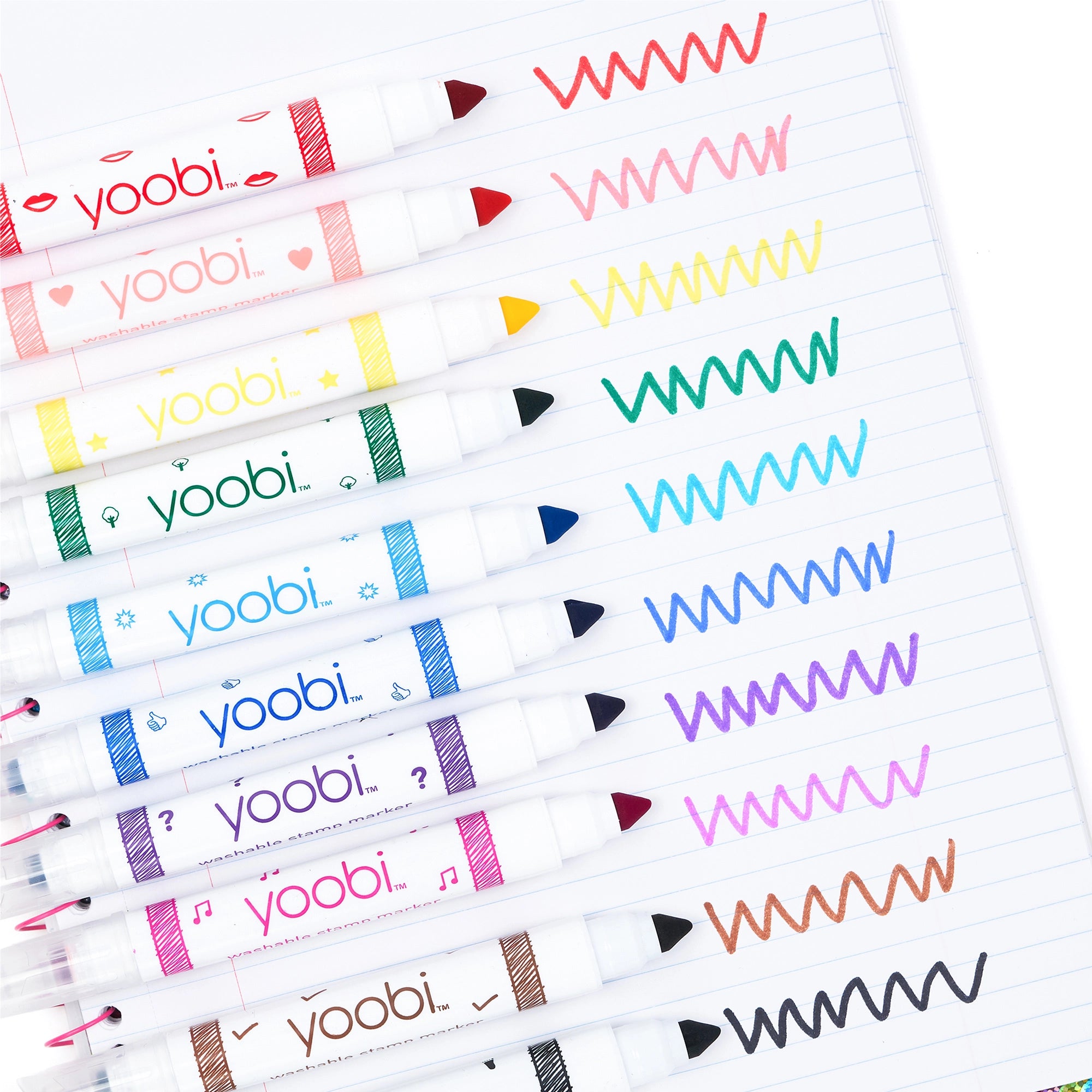 Double ended stamp markers