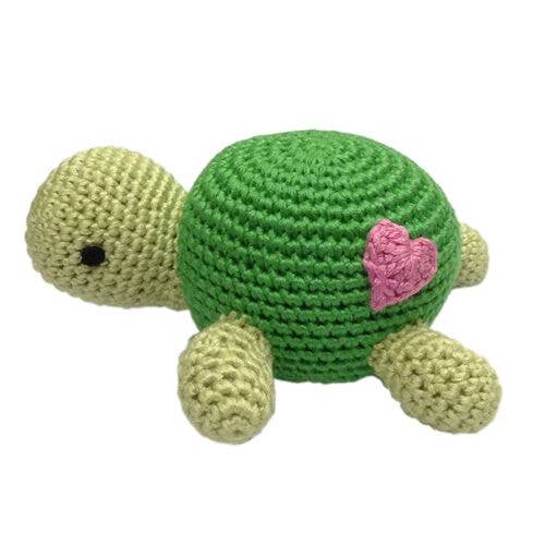 Crochwt Turtle Rattle TURTLE CROCHET RATTLE – Small Fry Kauai